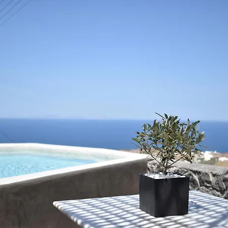 Panthea Suite Santorini - Private Pool Vourvoúlos Esterno foto