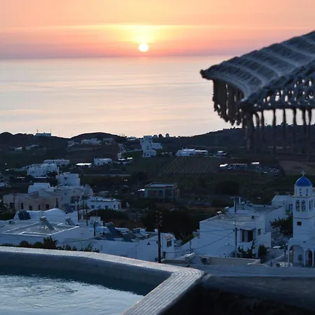 Panthea Suite Santorini - Private Pool Vourvoúlos Esterno foto